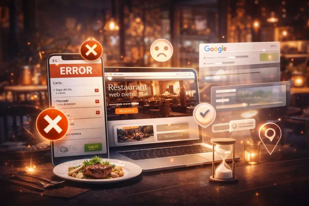 Por que muchas webs de restaurantes no funcionan
