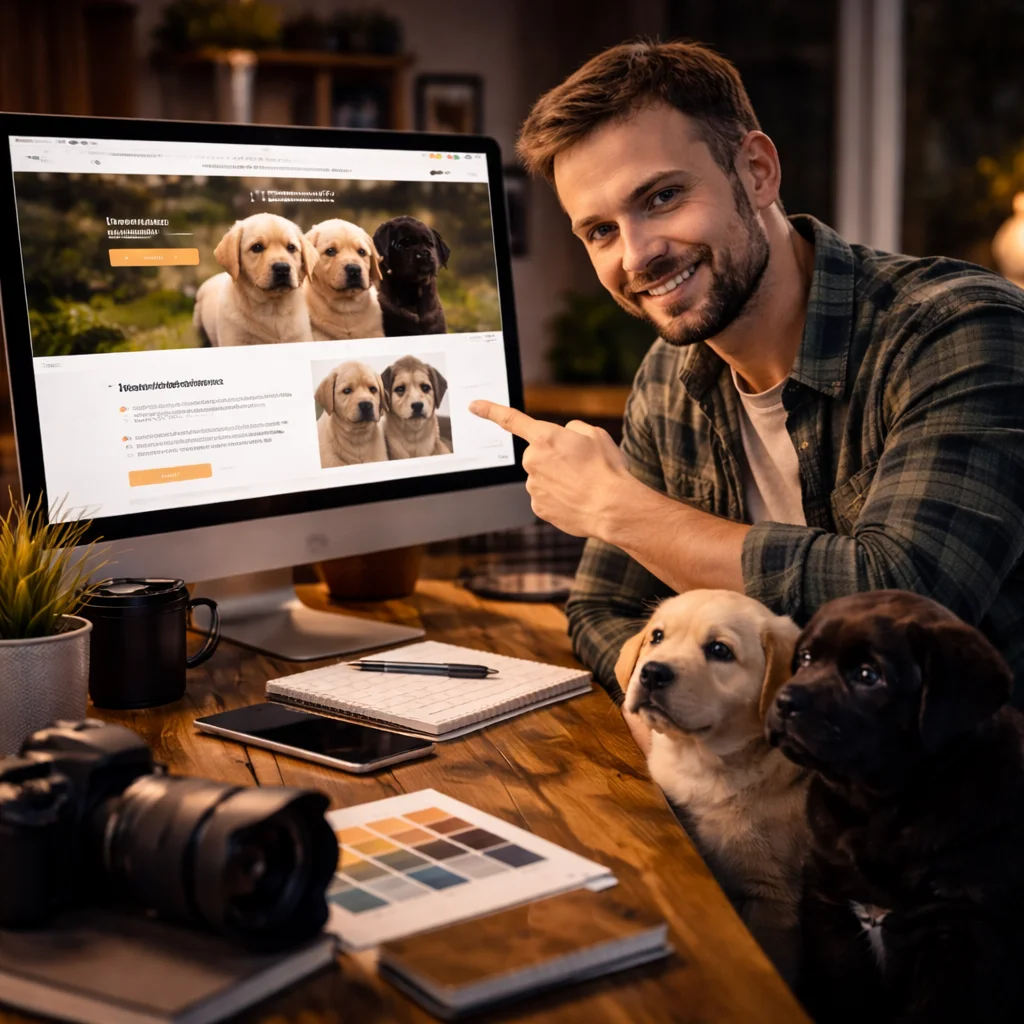 Diseño web para criadores de perros 2 la web que tu criadero de perros se merece